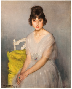 Retrat de Glòria Codina Casas. Oli sobre tela, 1918.
